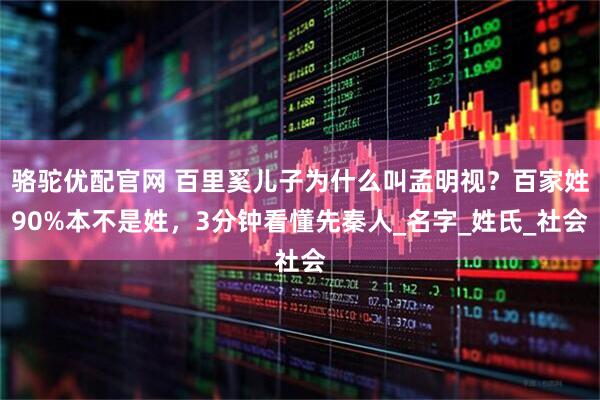 骆驼优配官网 百里奚儿子为什么叫孟明视？百家姓90%本不是姓，3分钟看懂先秦人_名字_姓氏_社会