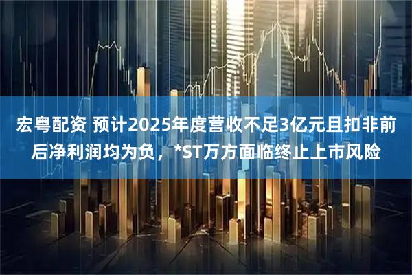 宏粤配资 预计2025年度营收不足3亿元且扣非前后净利润均为负，*ST万方面临终止上市风险